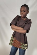  African Print Boys Shirt, Boys Dashikii, Ankara Boys Shirt, Boys Clothing