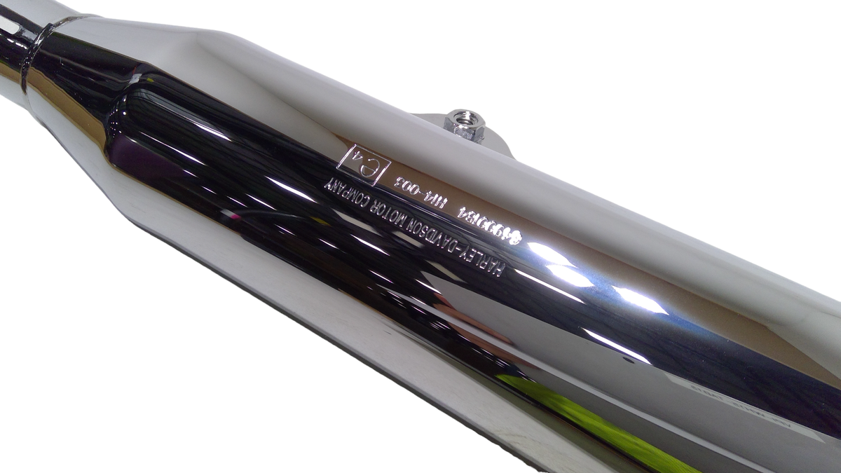 HARLEY-DAVIDSON MUFFLER,REAR,CHRM/APC+BRAZ 64900184 NEW OEM HARLEY-DAVIDSON MUFFLER,REAR,CHRM/APC+BRAZ 64900184 NEW OEM