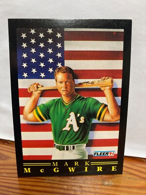 Mark McGwire 1991 Fleer Baseball Card Karte