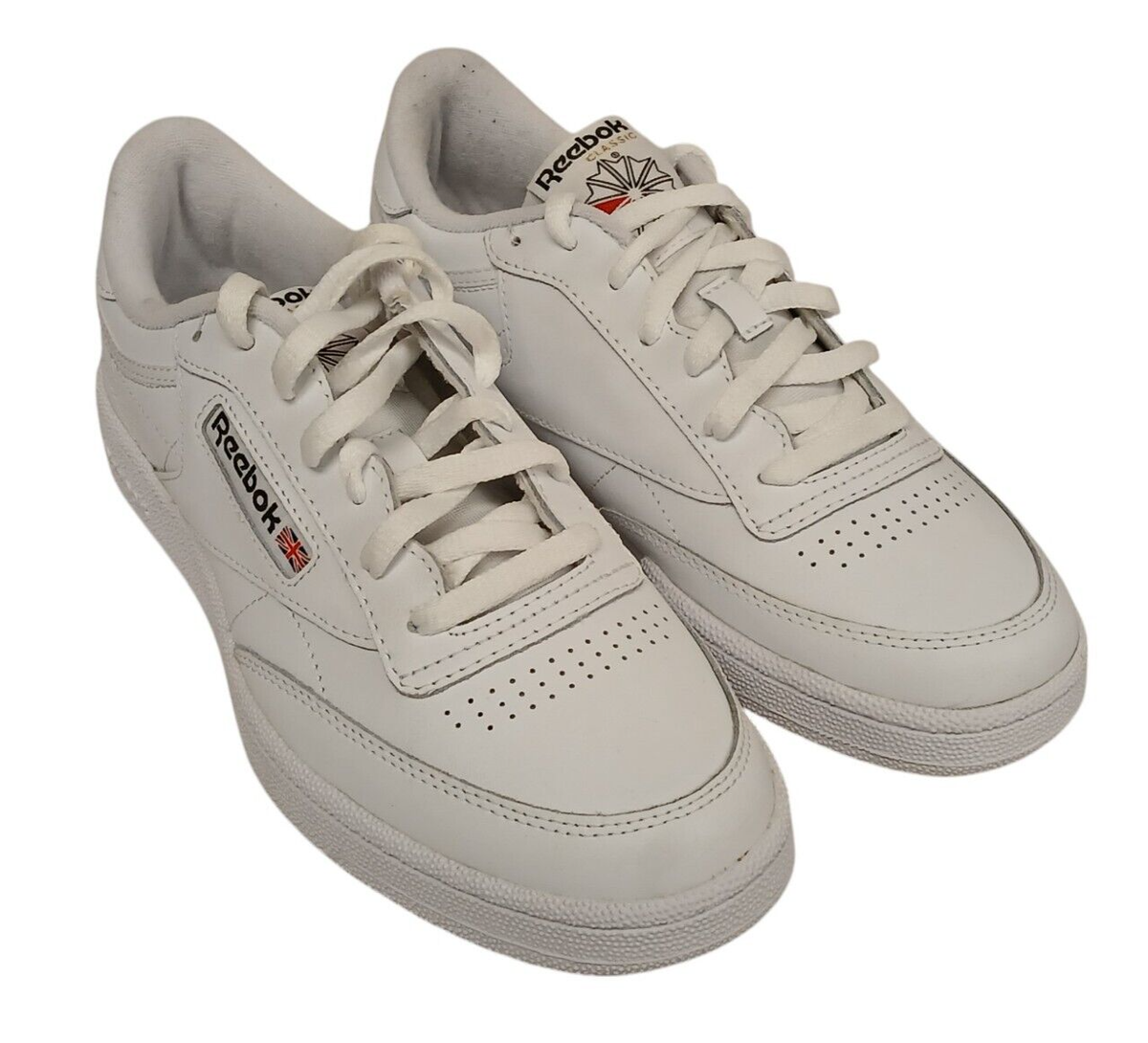 Reebok Club C 85 Vintage SIZE:9 White/Chalk Blue Tennis Sneaker