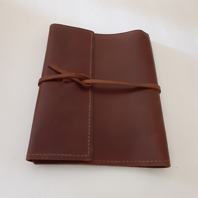Leather Journal Cover, Hand Made & 2 Journal Booklets Included