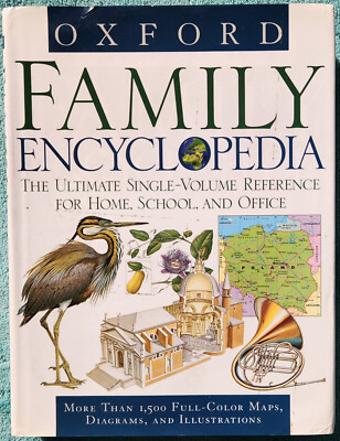Oxford Family Encyclopedia 1997 First Edition Hardcover 760 Pages - 1500 Photos