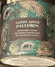 NEW BATH  BODY WORKS CANDY APPLE CAULDRON CANDLE-14.5 OZ