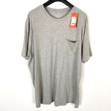 The Normal Brand Men Short Sleeve Tee Logo Graphic Gray XXL