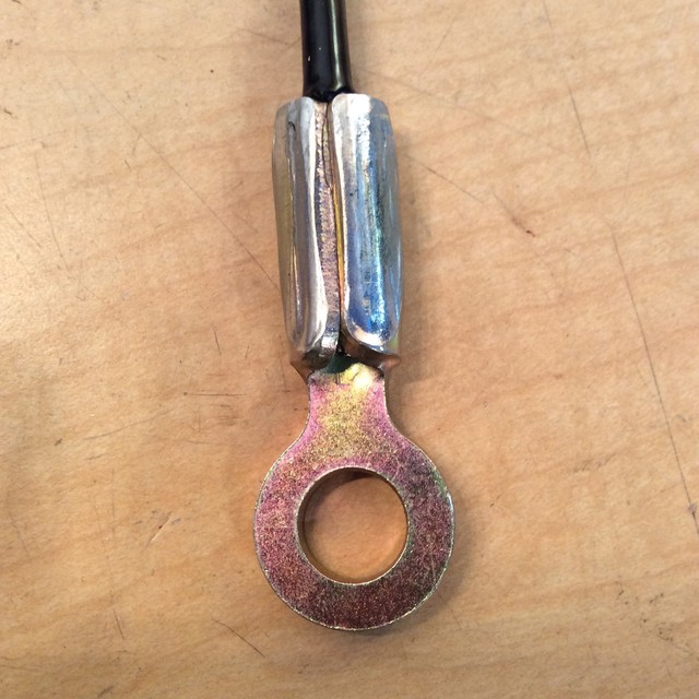 Lot Of 8 Tailgate Support Cable 1/4" Dia. 2 Ends 9/16" Holes Total