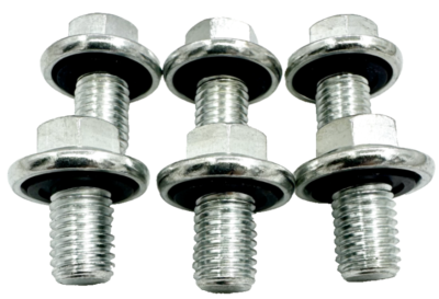6pc 15MM-12X1.75 T45 Torx Drain Plug 55577568 for Chevy Silverado