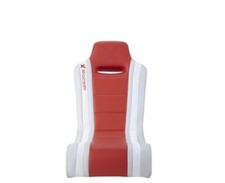 X Rocker Hydra 2.0 Audio Gaming Floor Rocker Chair - Red and White **NEW**
