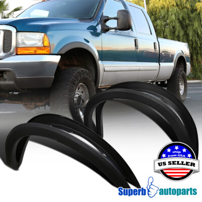 Fit 1999-2007 Ford F250 F350 SuperDuty Factory Style Fender Flare Textured Black