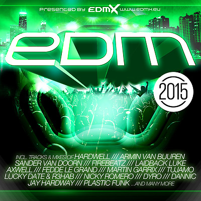 CD Edm 2015 von Various Artists 2CDs  mit Hardwell und Armin van Buuren