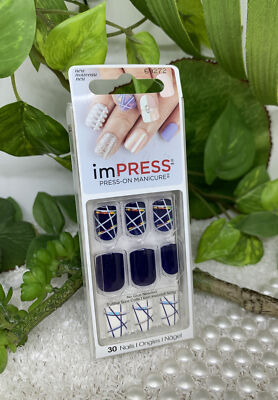 KISS imPRESS PRESS-ON MANICURE 30 Nails selbstklebend Fingernägel POWER UP *neu*