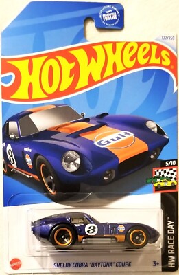 Hot Wheels - HW Race Day 5/10 Shelby Cobra ''Daytona'' Coupe 122/250 (BBHTF10)