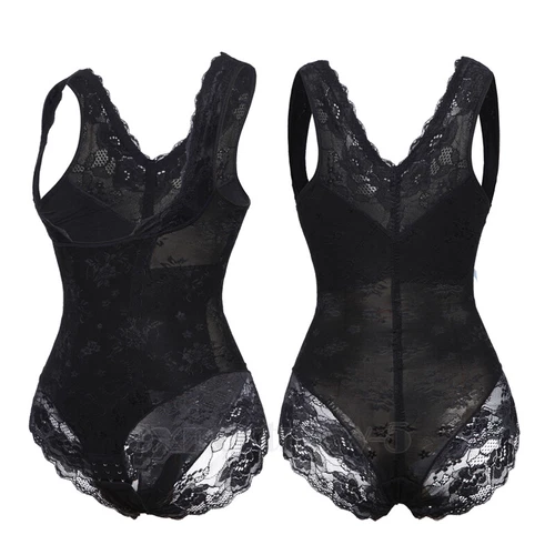 Damen Cincher Ganzkörpershaper Fajas Reductoras Colombianas Fitness Shapewear - Bild 18 von 22