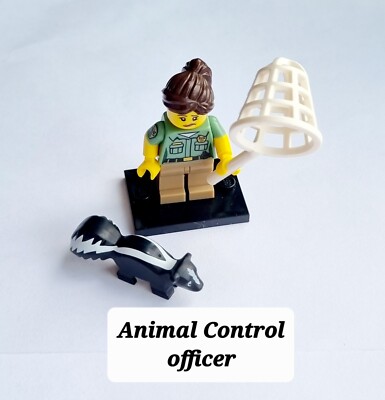 NEU LEGO 71011 MINIFIGUR SERIE 15 ANIMAL CONTROL OFFICER MINIFIGUR NEUWERTIG