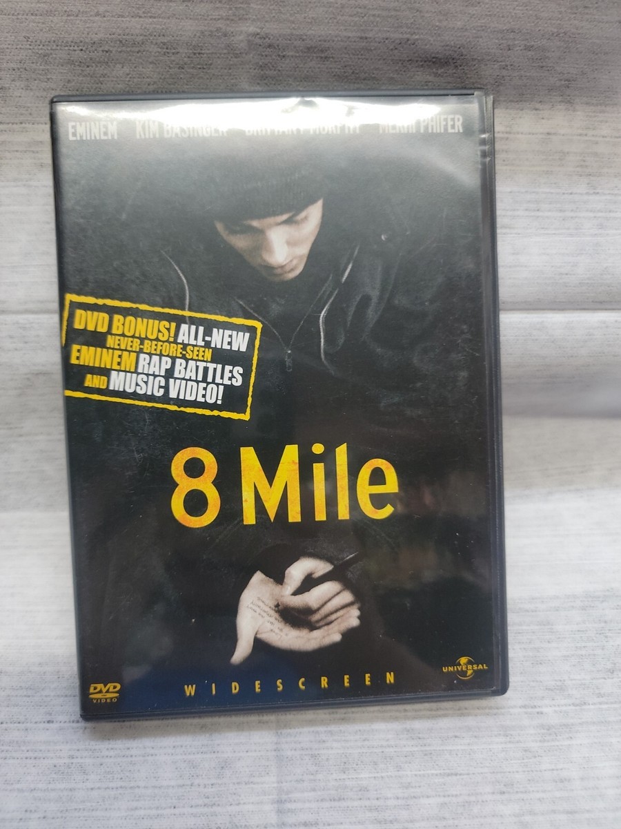 8 Mile (DVD, 2003, Full Frame) Eminem Kim Basinger, Brittany