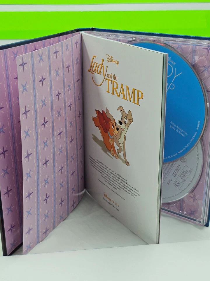LADY AND THE TRAMP DISNEY DIGIBOOK TARGET EXCLUSIVE SIGNATURE 2 DISC SET BLU RAY - Image 4 of 4