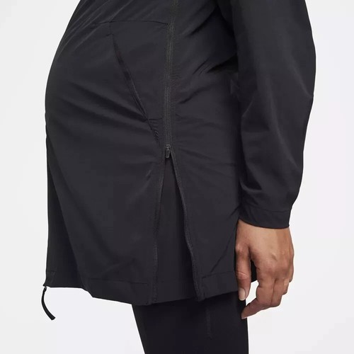NWT NIKE $150 Maternity Bliss Hooded Jacket Full Zip Mesh Black Women's, XS - Picture 4 of 8