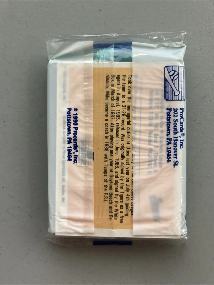 1990 Birmingham Barons Pro-Cards Team Set Featuring Frank Thomas - Sealed Set - Image 2 of 2