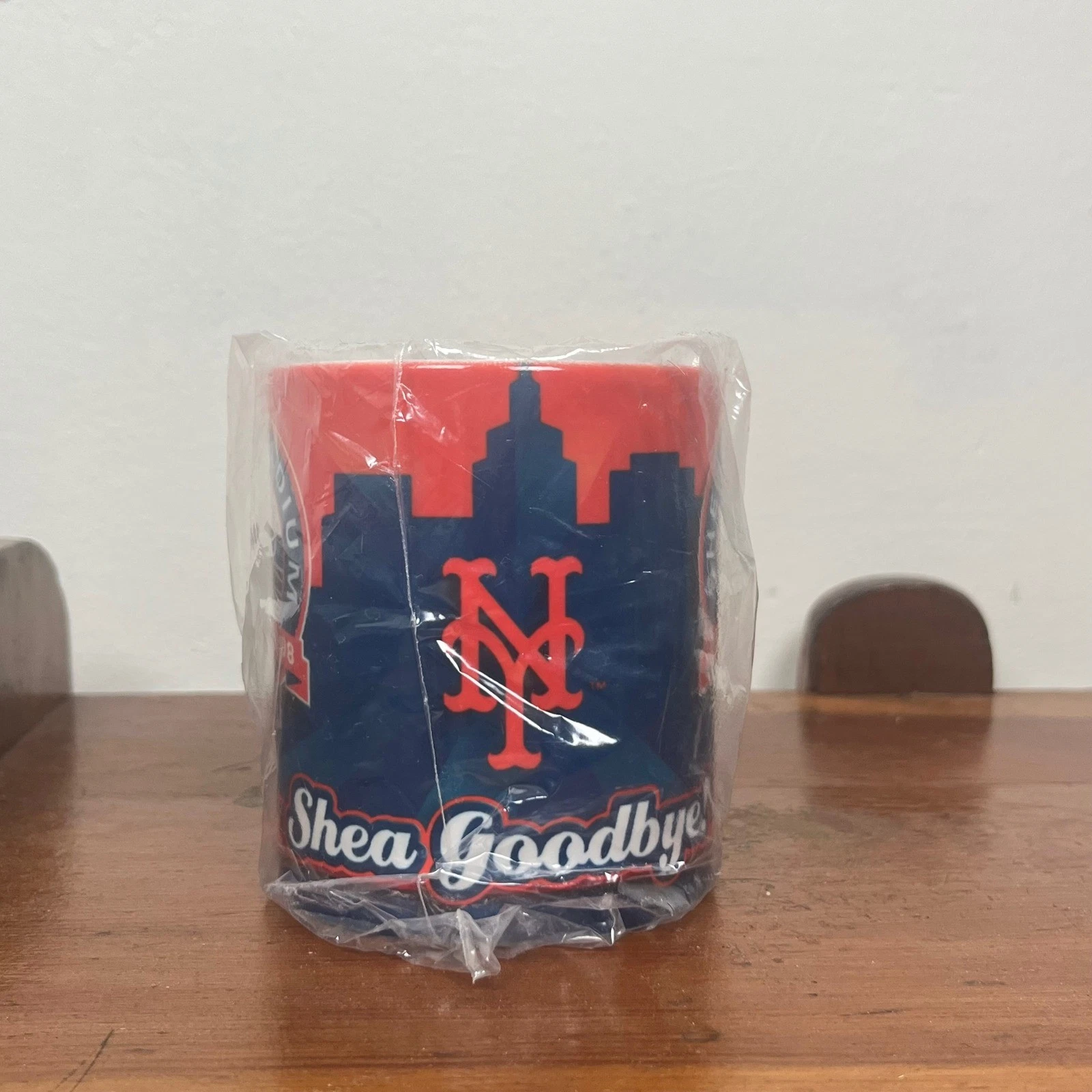 MLB New York Mets Shea Stadium Commemorative Mug 1964-2008 Shea Goodbye NY Logo