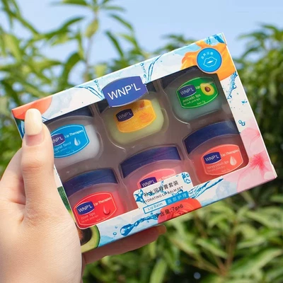 WPN'L Mini Vaseline 8pcs Lip Balm Set-Deep Moisturising And Soothing Lip Balm