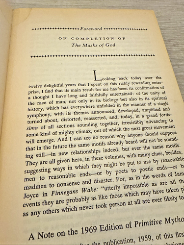 The Masks of God : Primitive Mythology - Paperback By Campbell, Joseph  - Picture 6 of 11