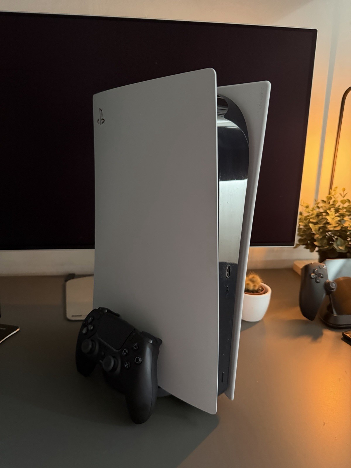 Sony PlayStation 5 Digital Edition 825GB White Console with Controller