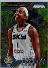 2024 Panini Prizm WNBA #14 Elizabeth Williams Fractal