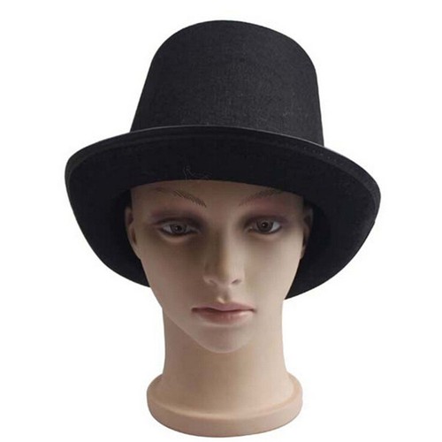 Felt Hat Fancy Dress Hat Costume Accessory (Black) Costume Accessory - Picture 3 of 4