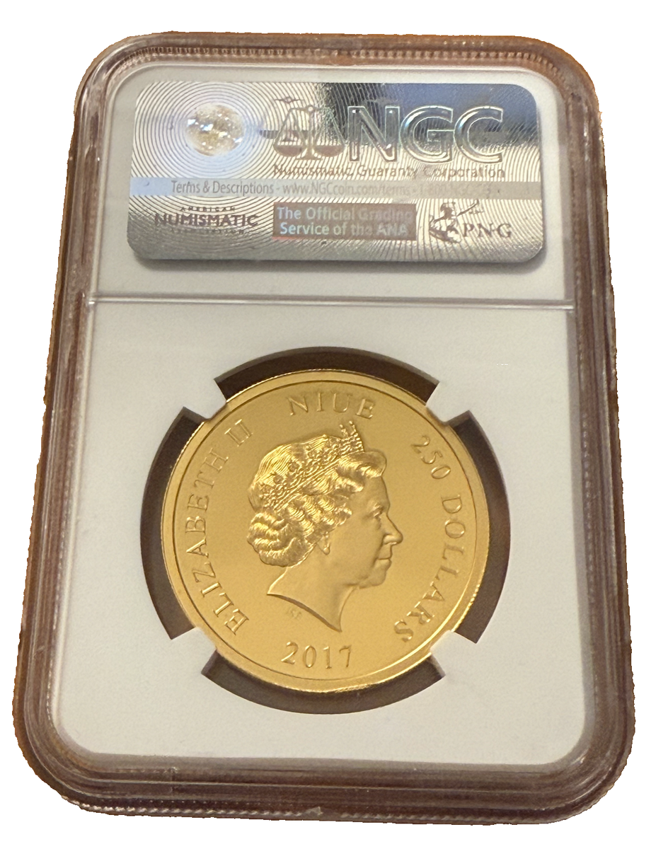 Niue 2017 Gold 1 oz $250 NGC PF69UC Disney Mickey's Delayed Date