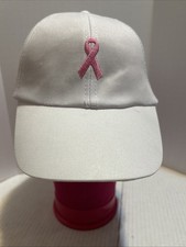 Pink Ribbon Breast Cancer Awareness Embroidered Baseball Cap October