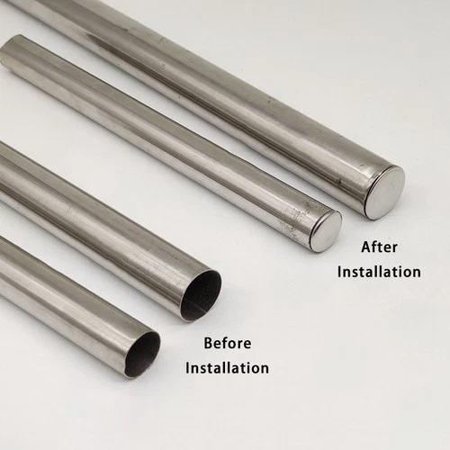 Round Stainless Steel End Cap Cover For Tubing Pipe Inserts Bungs Blanking Plugs - Picture 7 of 12