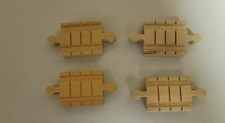Thomas Wooden Railway Male Adapter Connector Specialty Track Lot x 4