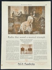 أجهزة الراديو — Magazine Ad - 1927 - RCA Radiola - Model 28