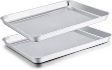 TeamFar Baking Sheet Set of 2 Stainless Steel