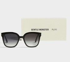 Gentle Monster Womens Sunglasses Rick 01 Puyi 20th Gray Gradation Lenses Limited