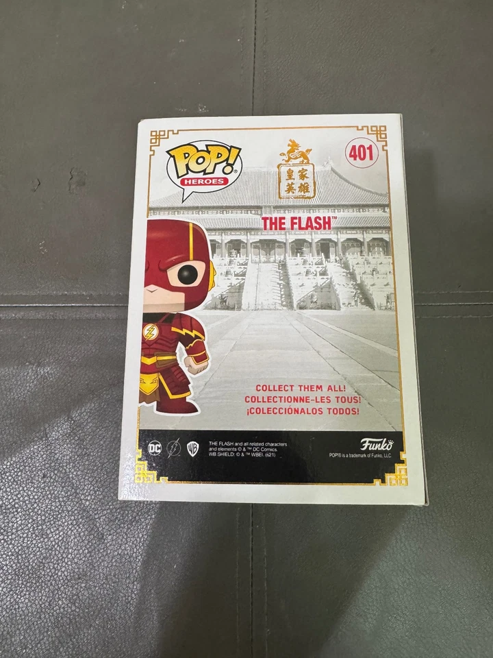 Funko Pop The Flash Flash Flash Flash Metálico Palacio Imperial DC Foto 3 de 4