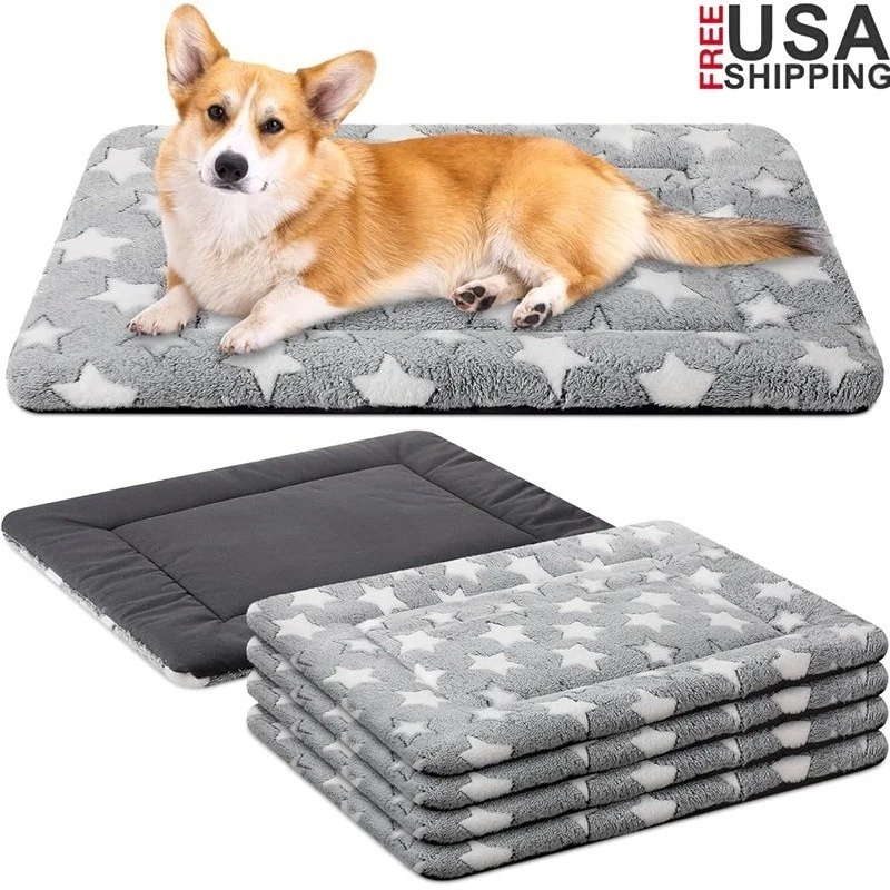 Reversible Dog Bed Mat Portable Lightweight Pet Pad Small Dogs & Cats Multi Use