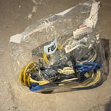 Mixed Lot RJ-45 to RJ-45 Ethernet Patch Cables Round, Blue Yellow Gray White