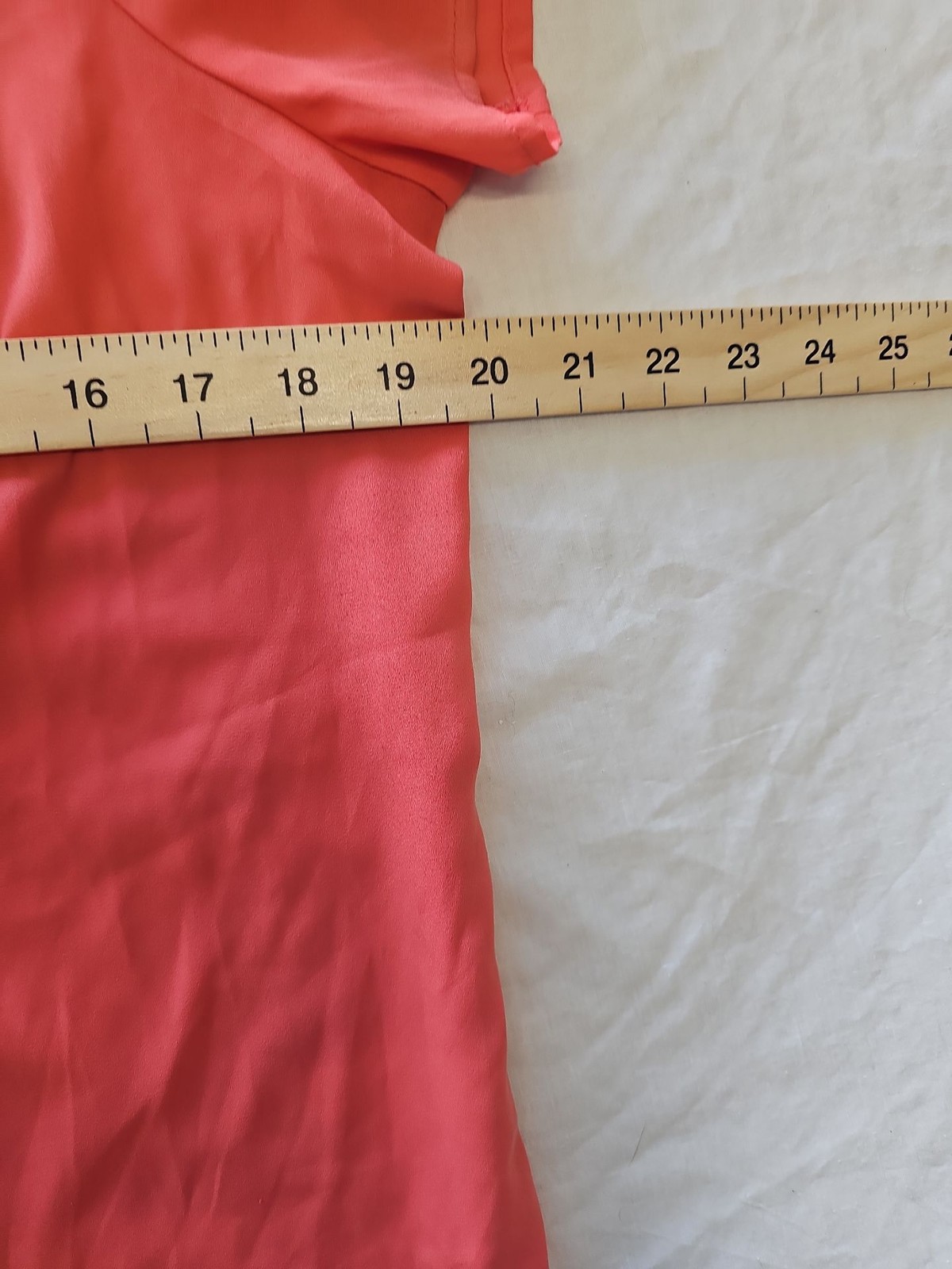 Atmosphere Coral Pink Lace-Up Front Short Sleeve Blouse D492 image 5