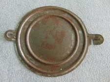 ANTIQUE MANTLE SHELF CLOCK METAL BACK DOOR  PARTS