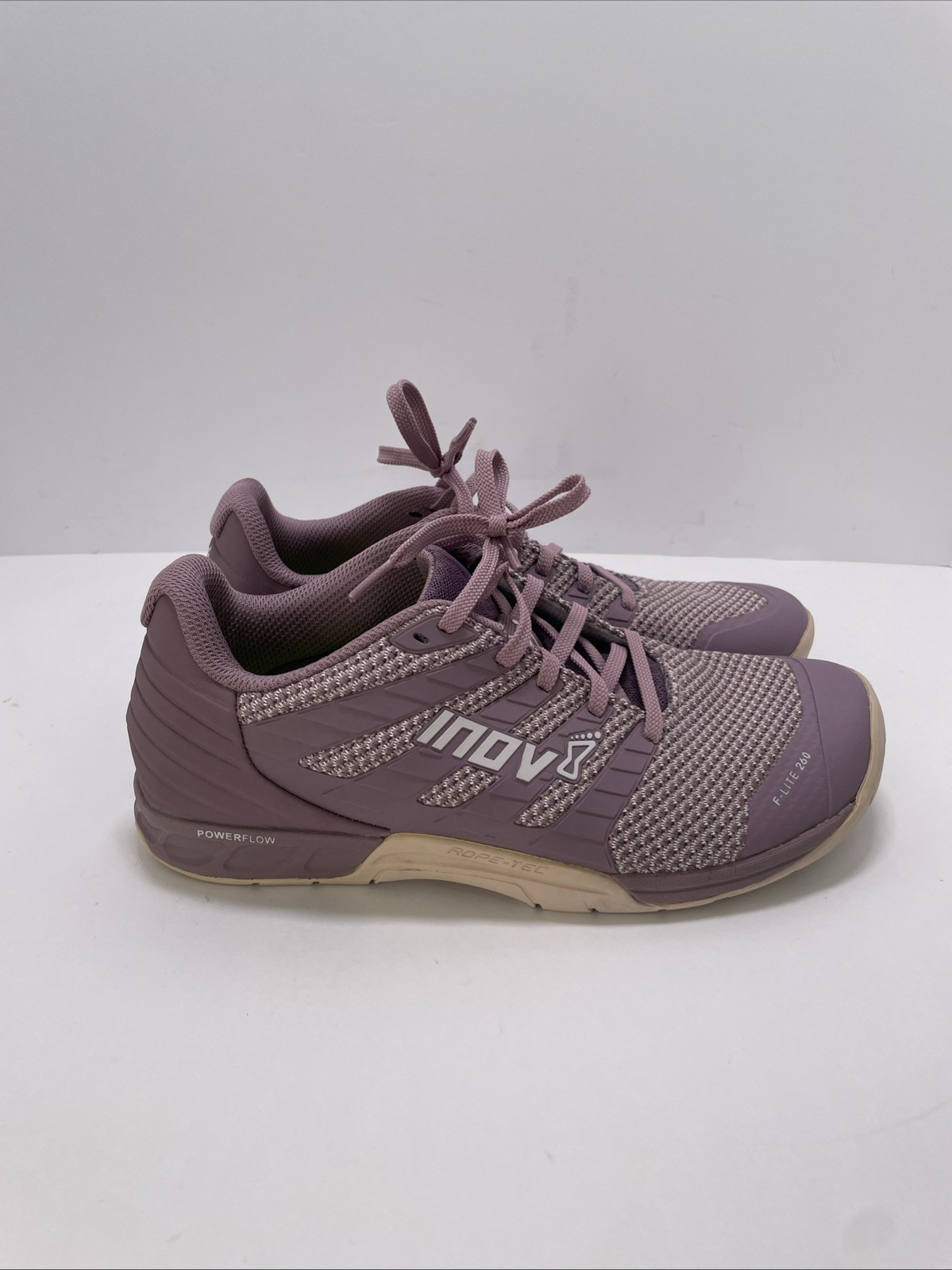 Inov-8 F-Lite 260 V2 Womens Shoe Sz 9 Athletic Running Purple Lace Up Sneaker