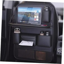 Tumecos Car Backseat Storage Bag with Foldable Table Tray,Large Style B