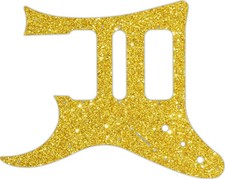 WD Custom Pickguard For Left Hand Ibanez 8 String TAM10 #60GS Gold Sparkle