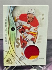 2024-25 upperdeck sp game used hockey Jonathan huberdeau gold premium mem /25