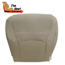 Perforated Driver Side Bottom Seat Cover Tan For 2004-2013 Toyota Highlander US