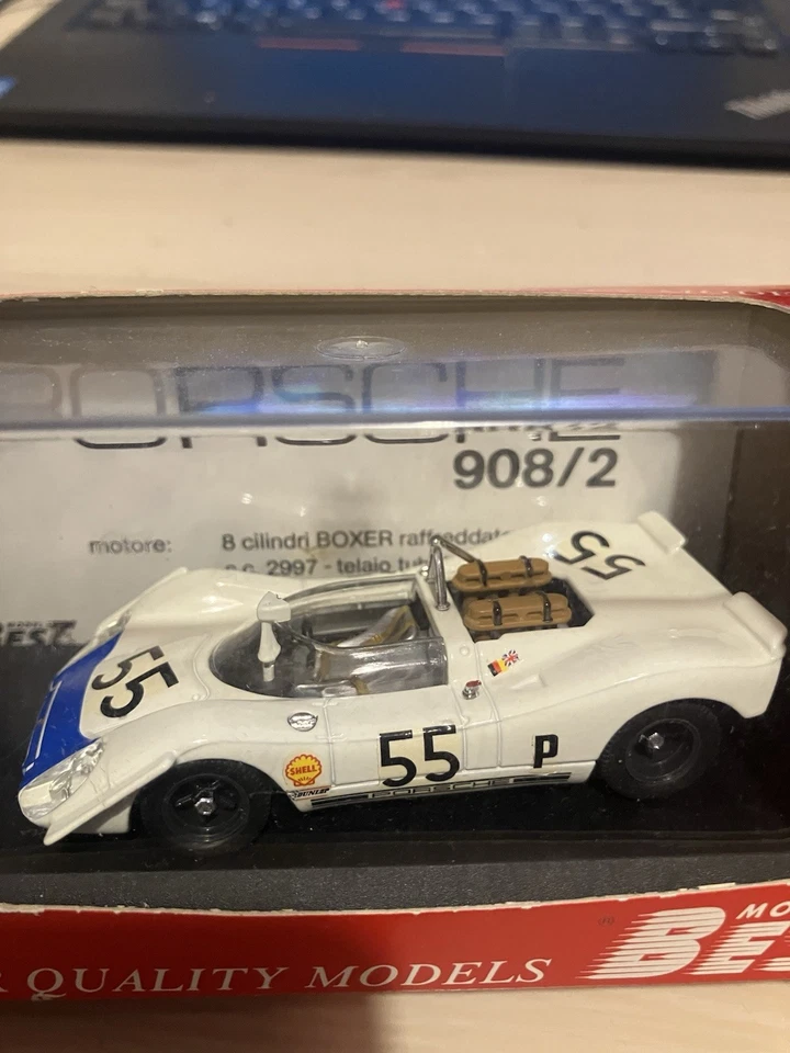 Model Best 1:43 Porsche 908/2 Brands Hatch ‘69 Model (in Box) - Image 3 of 4