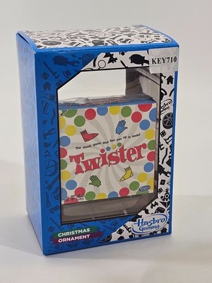 Kurt S Adler Christmas Tree Ornament Hasbro Games Twister Board Game Holiday NEW