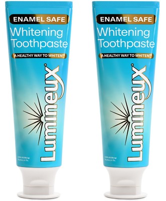 Teeth Whitening Toothpaste 2 Pack Peroxide Free Enamel Safe for Sensitive Whi...