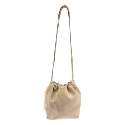 Jil Sander Dumpling Bag Drawstring Suede Pink