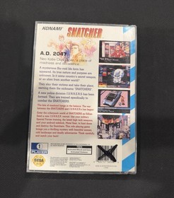 Snatcher Sega CD CIB, Fully Tested