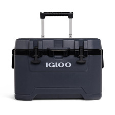 Igloo 52 QT Overland Ice Chest Cooler with Wheels, Gray